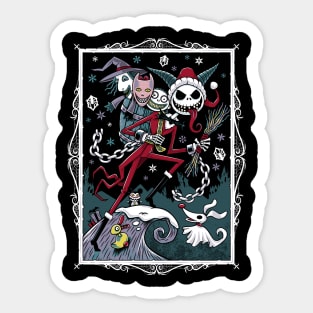 Jack Vom Krampus - Goth Holidays Sticker